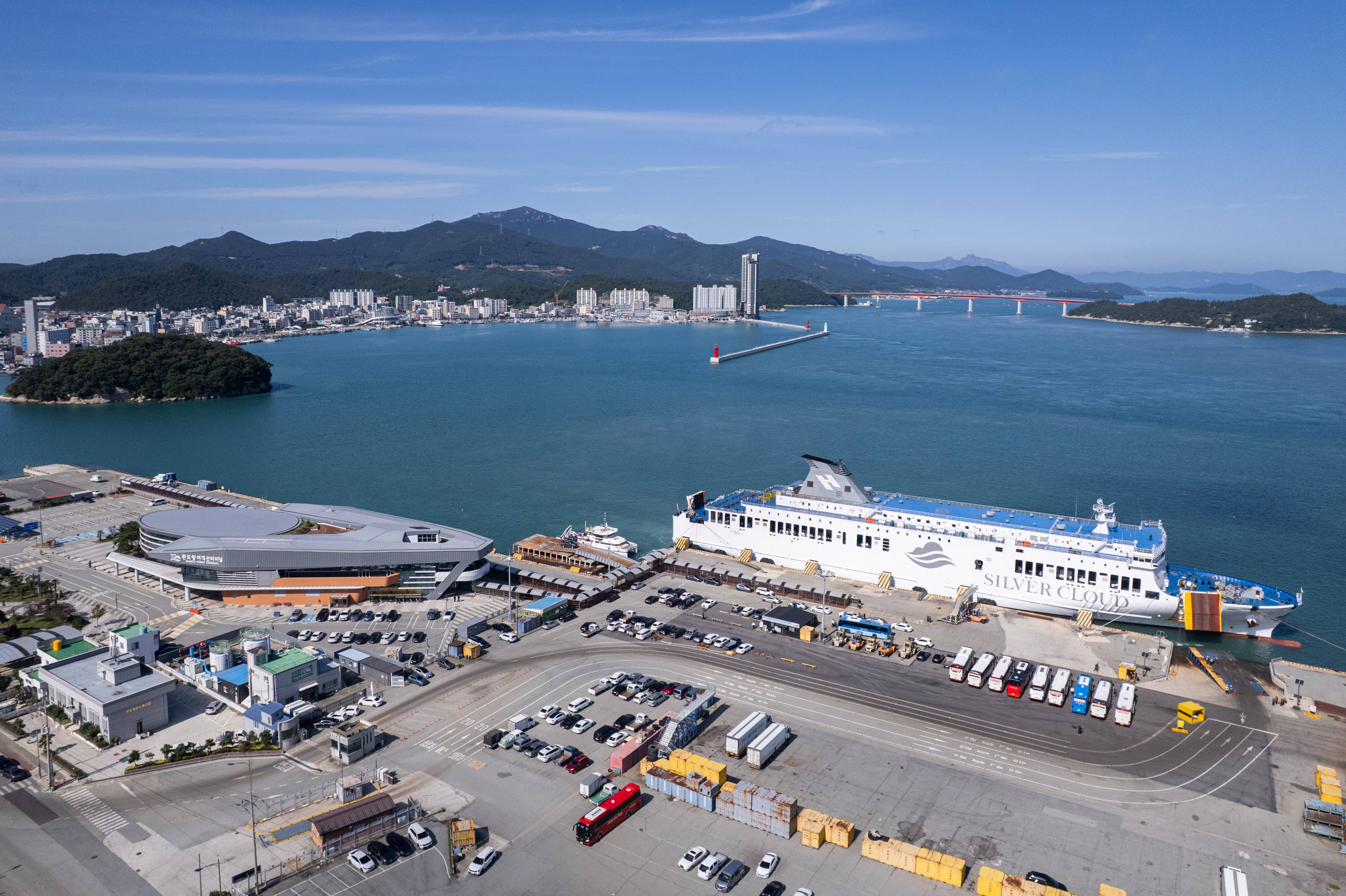 여객선터미널 도착 이미지